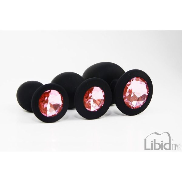 CONJUNTO DE JOIAS PARA TREINO ANAL PRETO CANDY LUST - Image 2