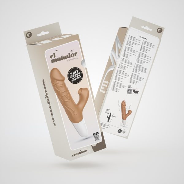 VIBRADOR REALISTA COM VAI-VEM EL MATADOR CRUSHIOUS - Image 10