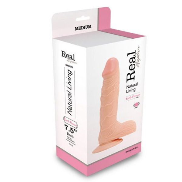 VIBRADOR REALÍSTICO REAL RAPTURE EARTH FLAVOUR 7.5'' BRANCO - Image 2