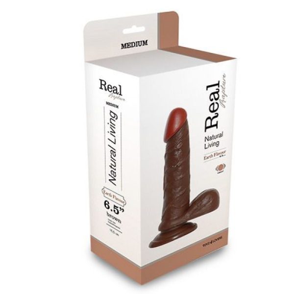 VIBRADOR REALÍSTICO REAL RAPTURE EARTH FLAVOUR 6.5'' NEGRO - Image 2