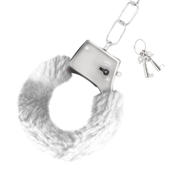 ALGEMAS DE PELUCHE LOVE CUFFS CRUSHIOUS BRANCAS - Image 2