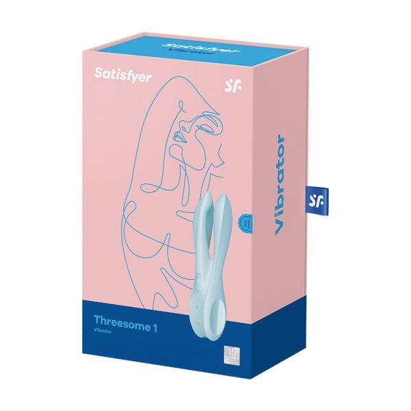 VIBRADOR THREESOME 1 AZUL SATISFYER - Image 6