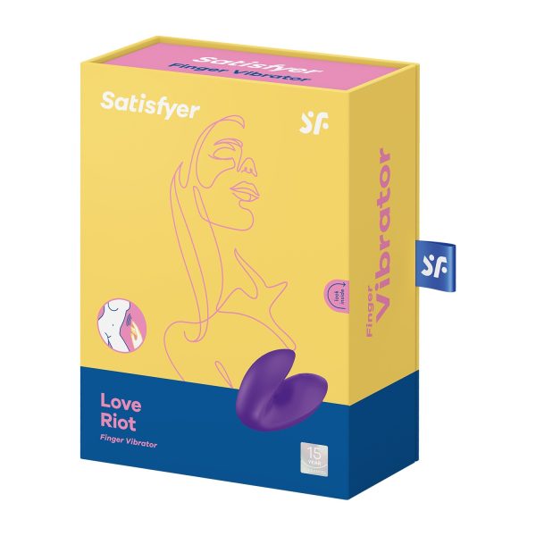 VIBRADOR LOVE RIOT ROXO SATISFYER - Image 6