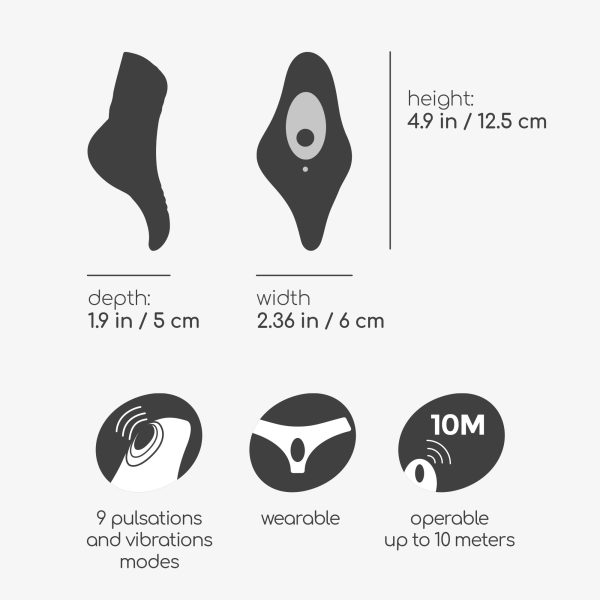 MOBULA VIBRADOR DE CUECA COM CONTROLO REMOTO CRUSHIOUS - Image 8