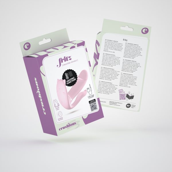 ESTIMULADOR COM CONTROLO REMOTO FRITZ CRUSHIOUS ROSA PASTEL - Image 10