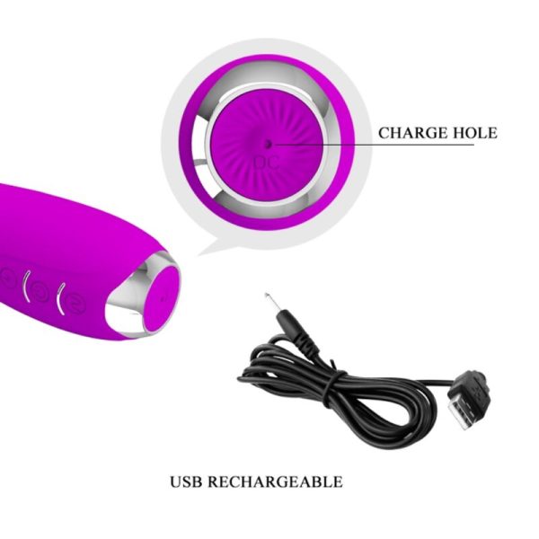 VIBRADOR HECTOR - ELETROCHOQUE IMPERMEÁVEL E RECARREGÁVEL - Image 7