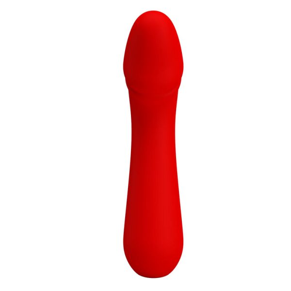 VIBRADOR RECARREGÁVEL CETUS VERMELHO