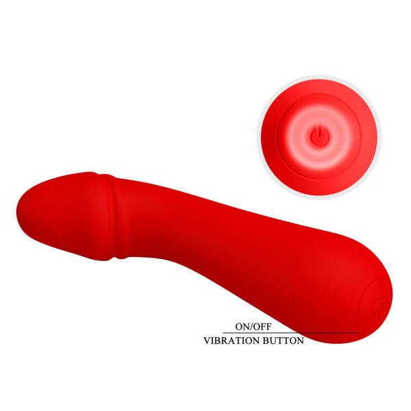 VIBRADOR RECARREGÁVEL CETUS VERMELHO - Image 7
