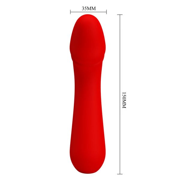 VIBRADOR RECARREGÁVEL CETUS VERMELHO - Image 6