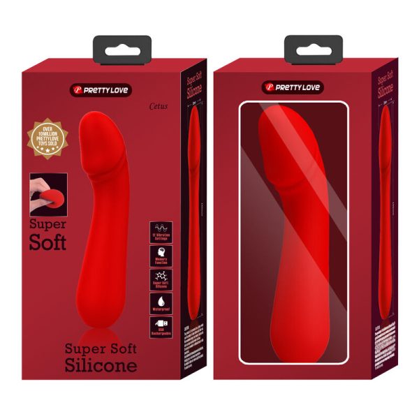 VIBRADOR RECARREGÁVEL CETUS VERMELHO - Image 9