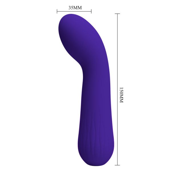 VIBRADOR RECARREGÁVEL FAUN ROXO - Image 5