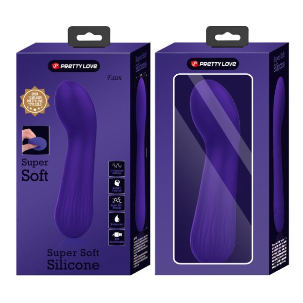 VIBRADOR RECARREGÁVEL FAUN ROXO - Image 9