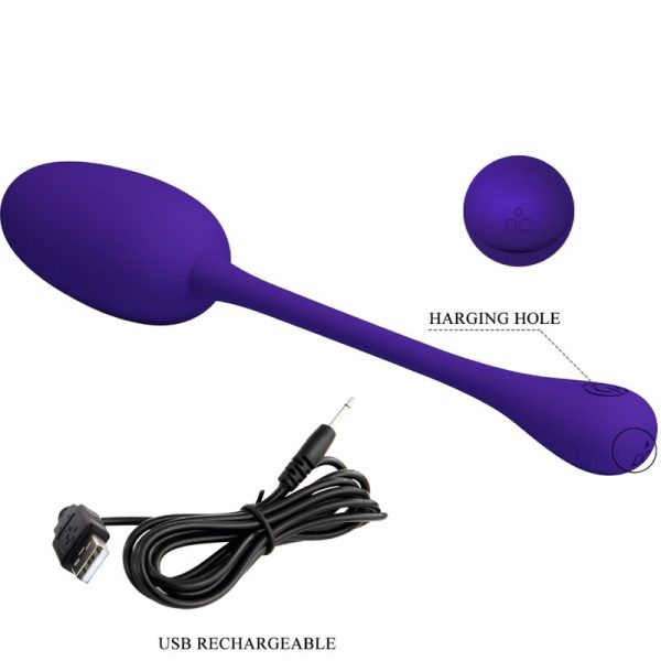 OVO VIBRATÓRIO RECARREGVEL KNUCKER ROXO - Image 8