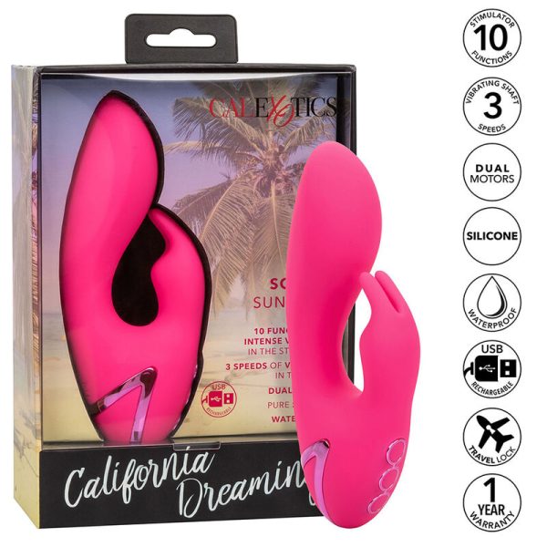 CAL SUNSHINE VIBRADOR COELHO FÚCSIA - Image 2