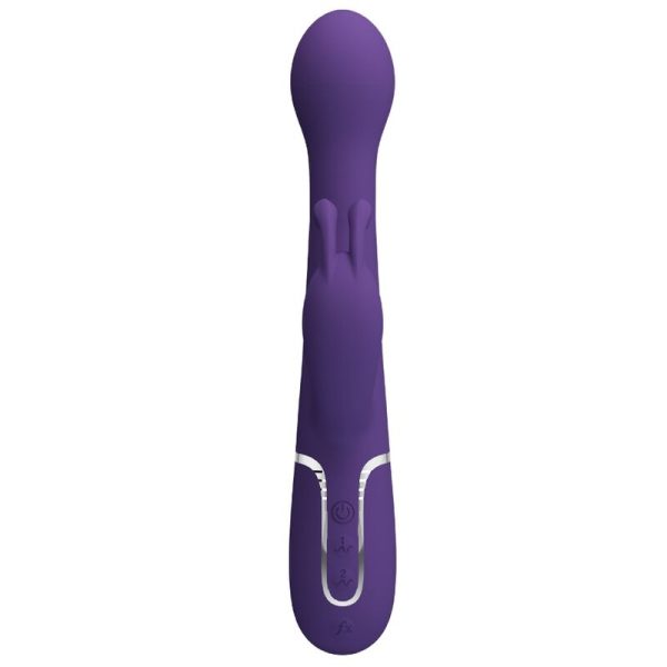 PRETTY LOVE - VIBRADOR COELHO DEJON 3 EM 1 MULTIFUNO ROXO - Image 3