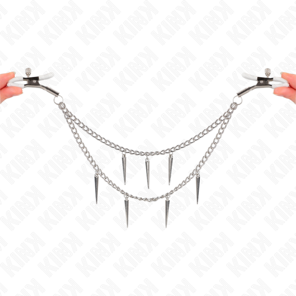 PINÇAS PARA BICOS COM CORRENTES DE PONTOS (30 CM) - Image 4