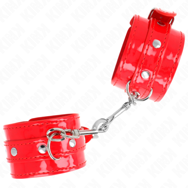 ALGEMAS AJUSTÁVEIS DE COURO VERMELHO - Image 2