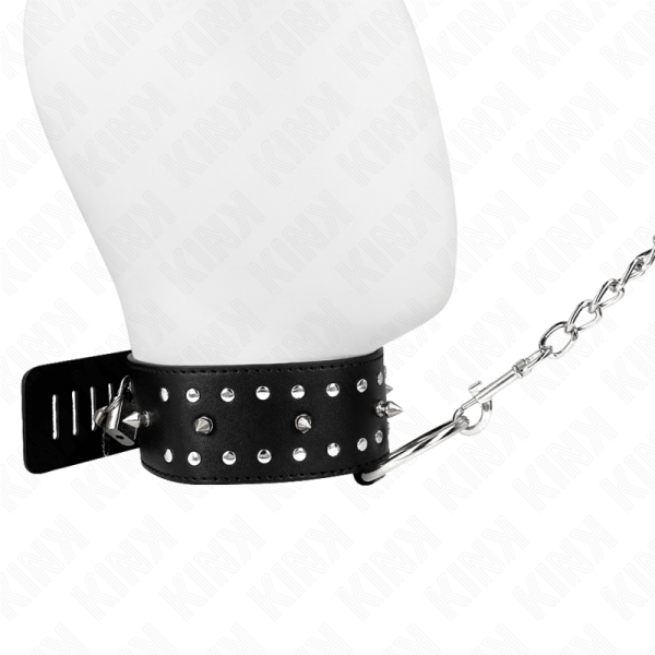 COLAR COM TACHAS E TRELA (65 CM + 36-43 CM X 5 CM) - Image 2
