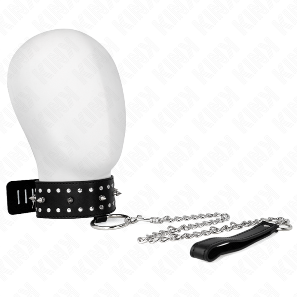 COLAR COM TACHAS E TRELA (65 CM + 36-43 CM X 5 CM) - Image 5