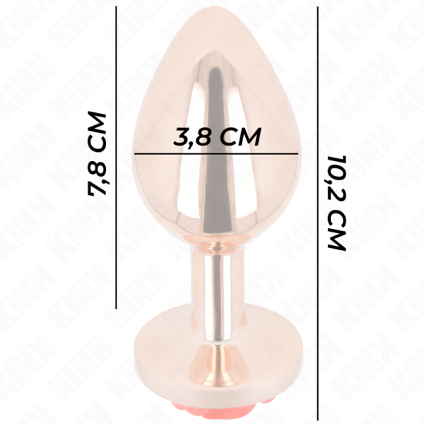 PLUG ANAL COM ROSA - TAMANHO L - Image 4