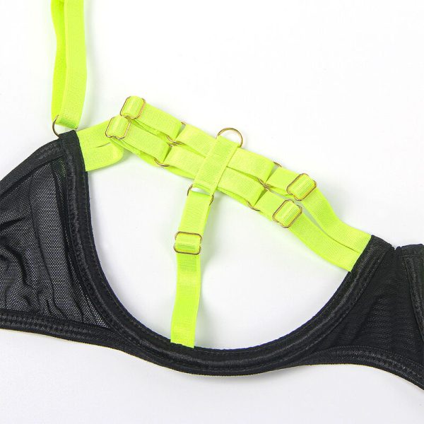 CONJUNTO PRETO E VERDE FLUORESCENTE (L/XL) - Image 8